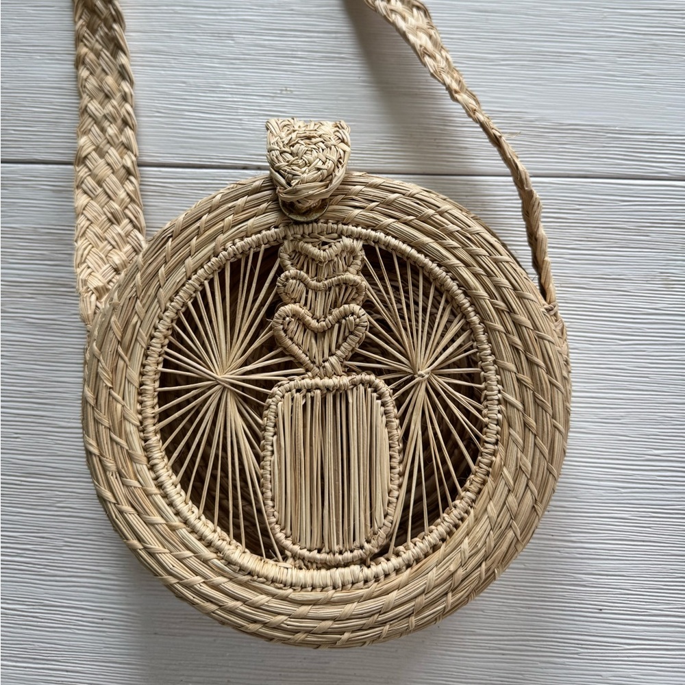 Handcrafted Woven Straw Bag